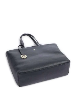 Hanna Shopper genarbtes Leder navy