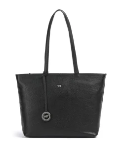 Hanna Shopper genarbtes Leder schwarz