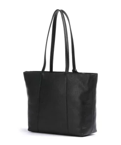 Hanna Shopper genarbtes Leder schwarz