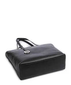 Hanna Shopper genarbtes Leder schwarz