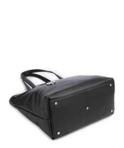 Hanna Shopper genarbtes Rindsleder schwarz