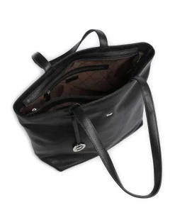 Hanna Shopper genarbtes Rindsleder schwarz