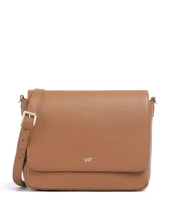 Hanna Umhängetasche genarbtes Rindsleder cognac