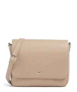 Hanna Umhängetasche genarbtes Rindsleder beige