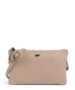 Hanna Umhängetasche genarbtes Rindsleder beige