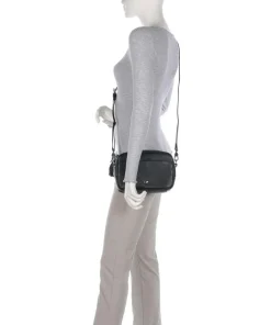 Hanna Umhängetasche genarbtes Rindsleder schwarz