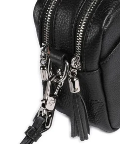 Hanna Umhängetasche genarbtes Rindsleder schwarz