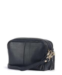 Hanna Umhängetasche genarbtes Rindsleder navy