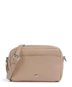 Hanna Umhängetasche genarbtes Rindsleder beige