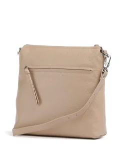 Hanna Umhängetasche genarbtes Rindsleder beige