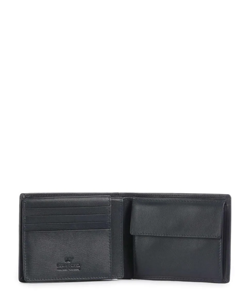 Hannes RFID Geldbörse Lammleder navy