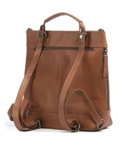 Harare Rucksack-Tasche Rindsleder cognac