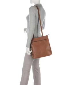 Harare Rucksack-Tasche Rindsleder cognac