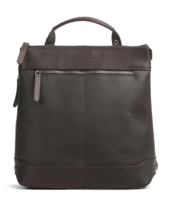 Harare Rucksack-Tasche Rindsleder dunkelbraun