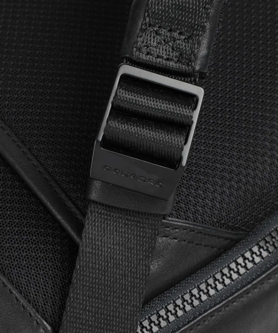 Harper Laptop-Rucksack 15″ fein genarbtes Rindsleder schwarz