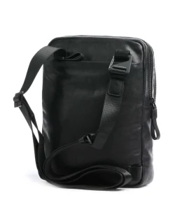 Harper Umhängetasche fein genarbtes Leder schwarz