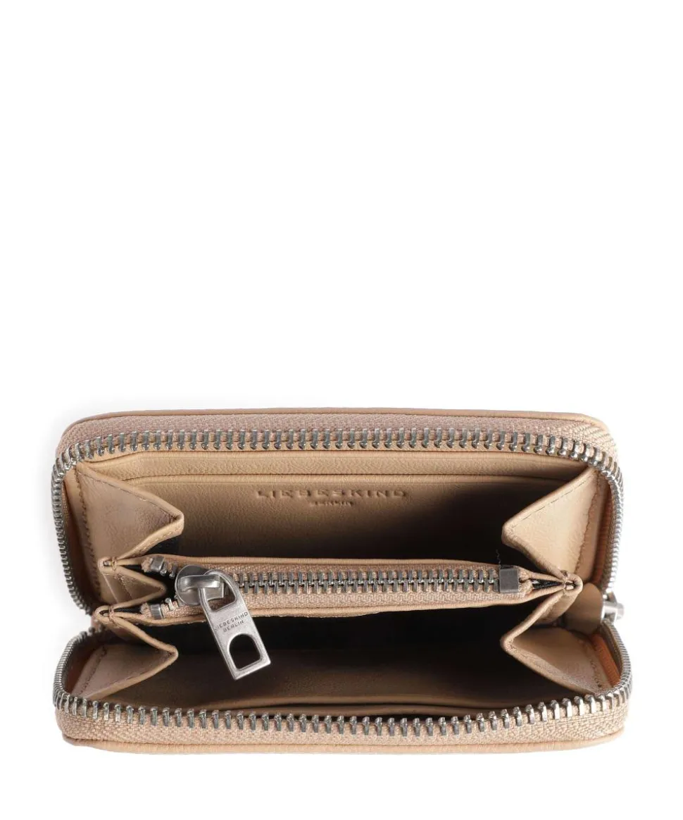 Harris Eliza Geldbörse fein genarbtes Leder hellbraun