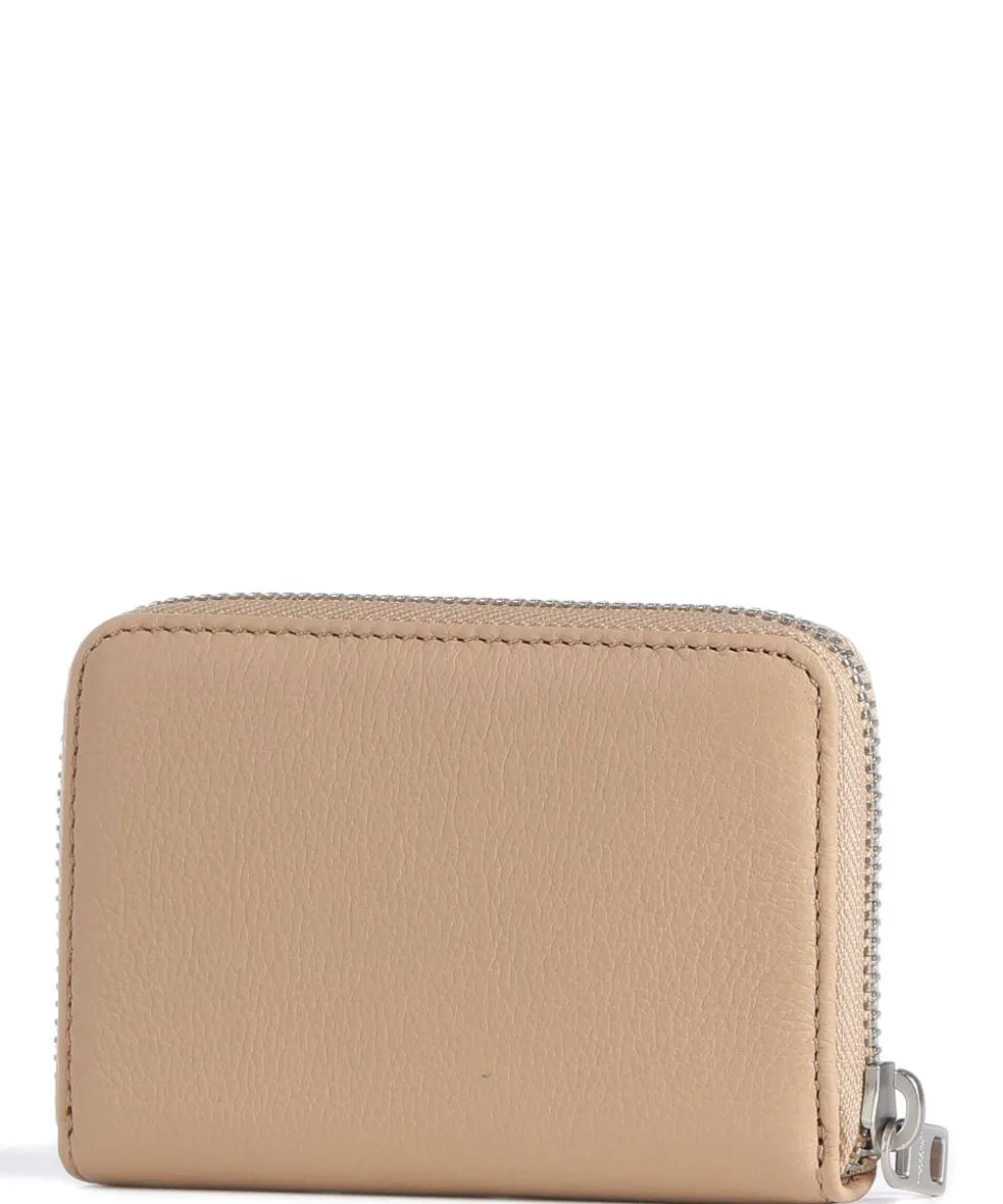 Harris Eliza Geldbörse fein genarbtes Leder hellbraun