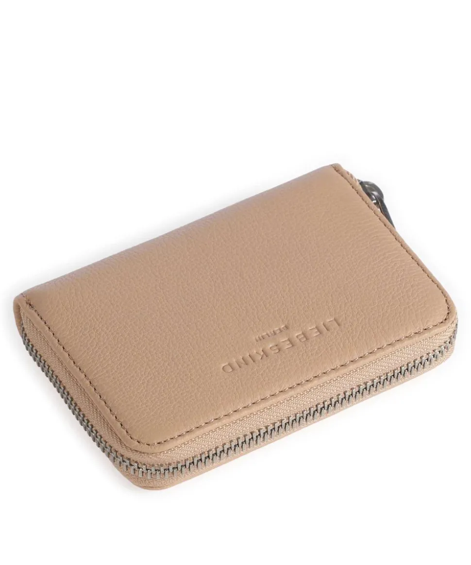 Harris Eliza Geldbörse fein genarbtes Leder hellbraun