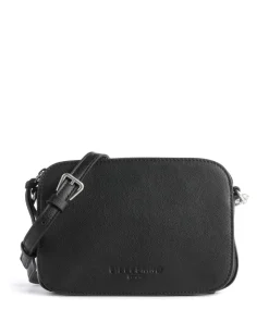 Harris Luka Umhängetasche genarbtes Leder schwarz