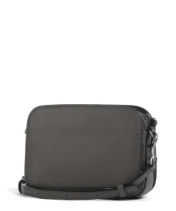 Harris Luka Umhängetasche genarbtes Leder taupe