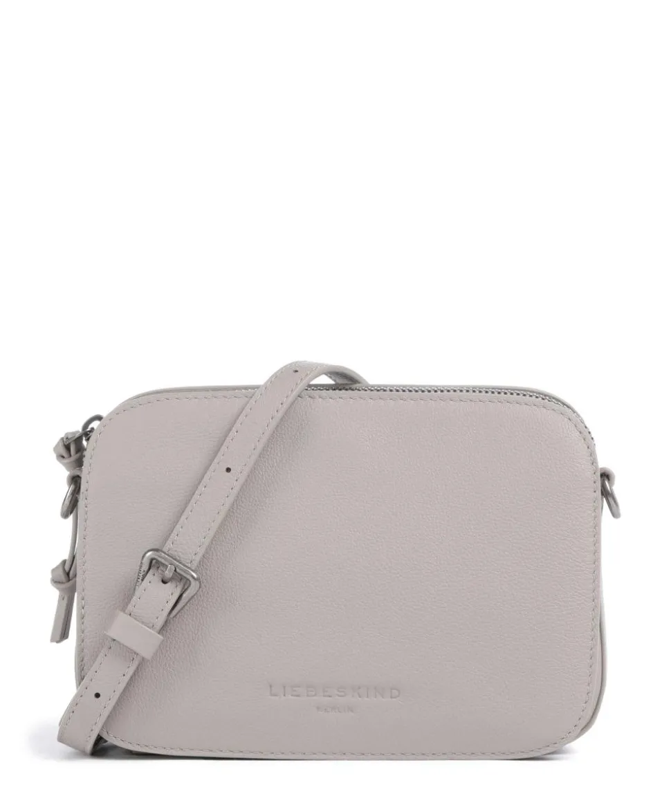 Harris Luka Umhängetasche genarbtes Leder grau