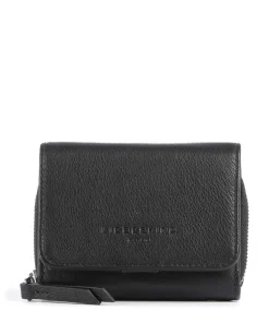 Harris Pablita Geldbörse genarbtes Leder schwarz