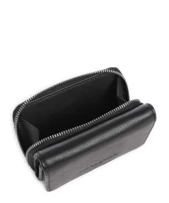 Harris Pablita Geldbörse genarbtes Leder schwarz