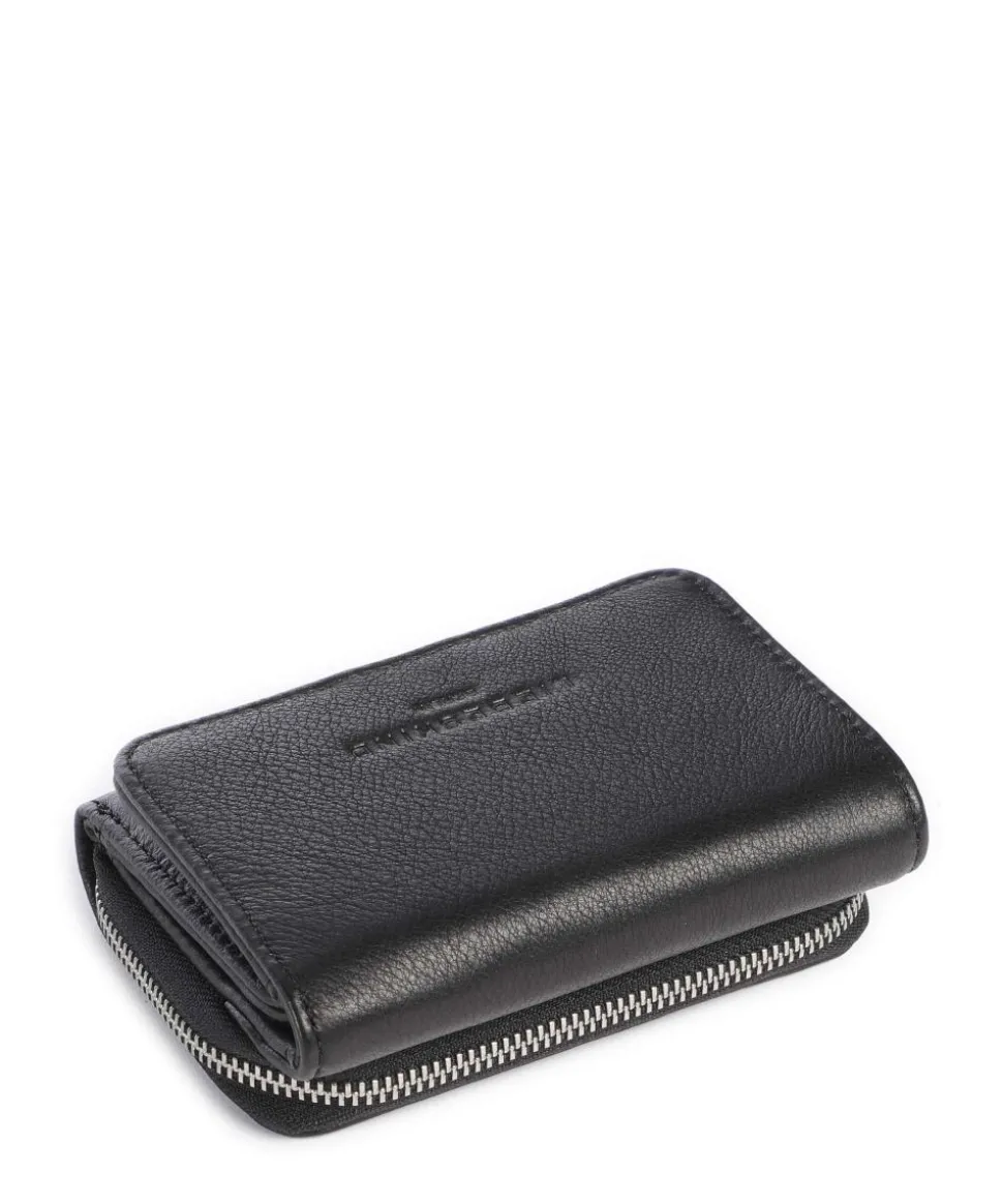 Harris Pablita Geldbörse genarbtes Leder schwarz