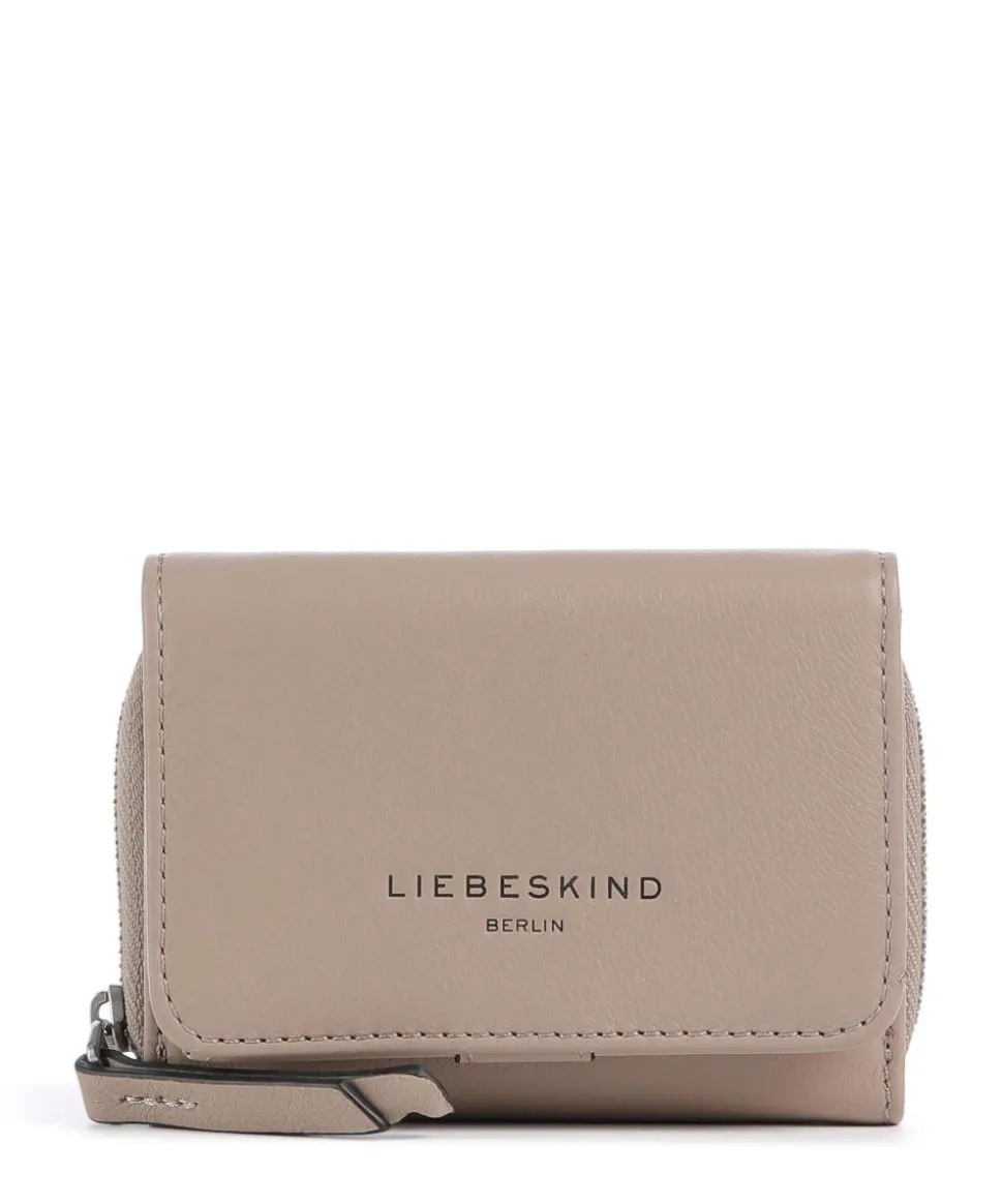 Harris Pablita Geldbörse genarbtes Leder beige