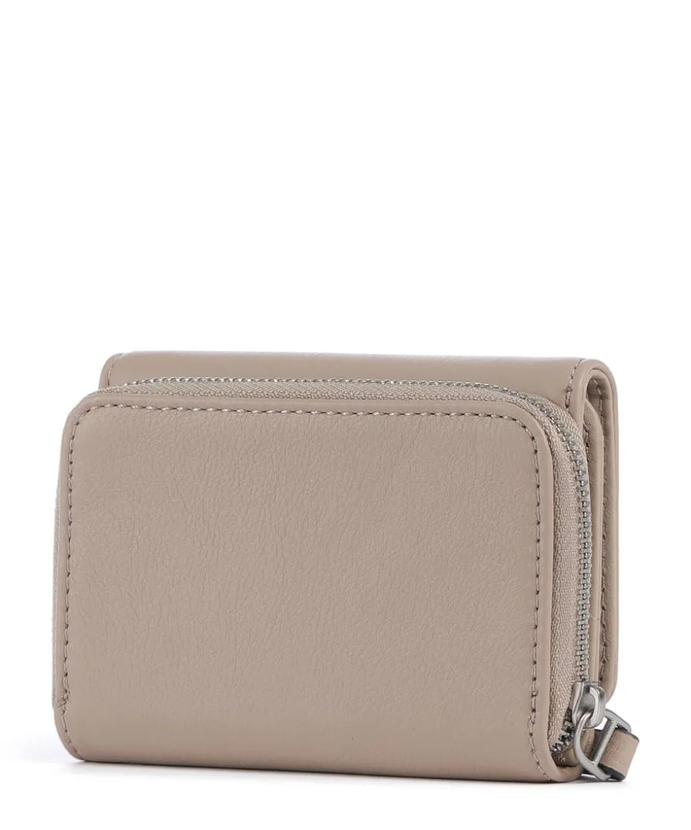 Harris Pablita Geldbörse genarbtes Leder beige