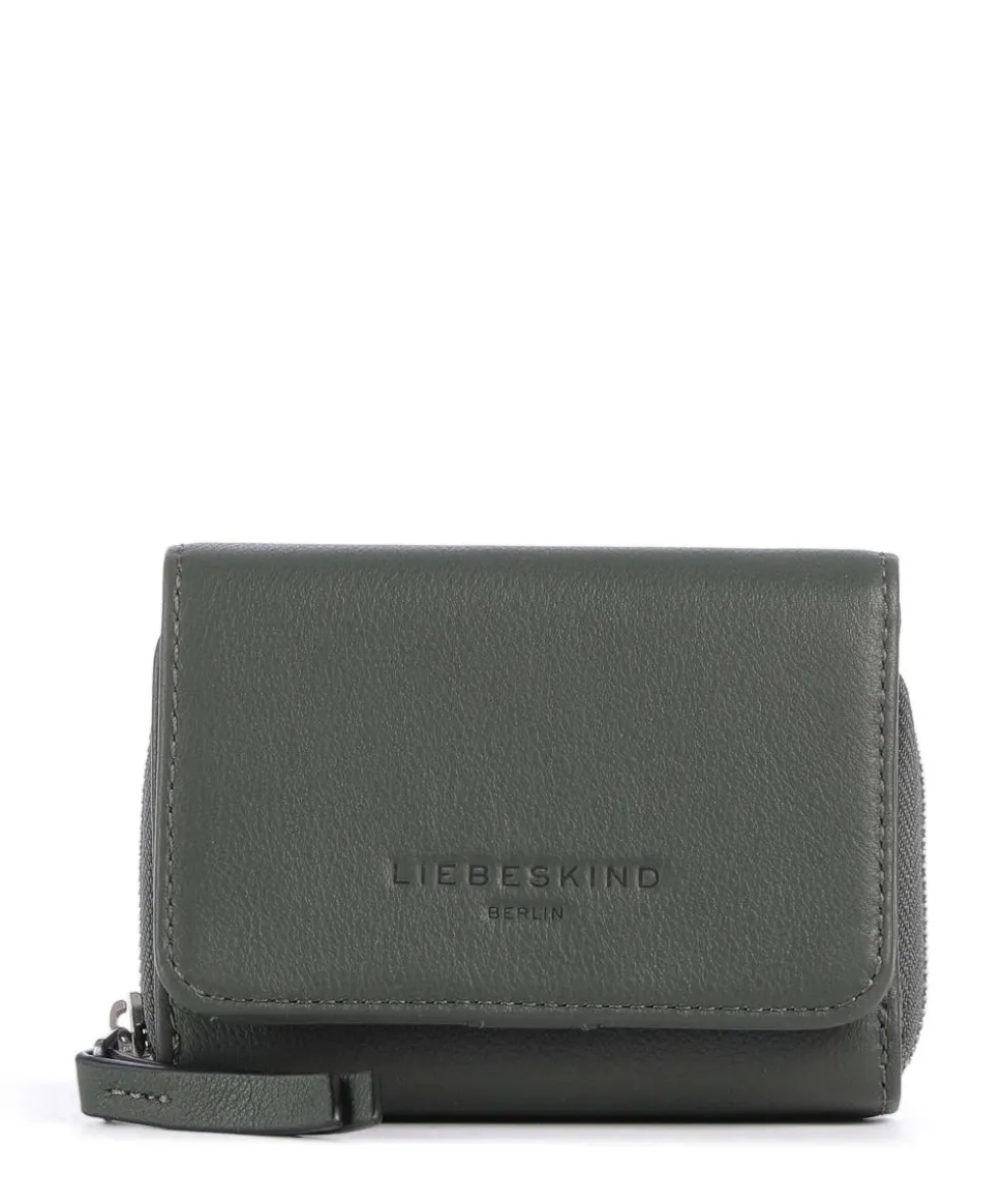 Harris Pablita Geldbörse genarbtes Leder khaki