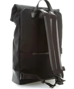 Harrison Oak Rolltop Rucksack 15″ Nylon schwarz