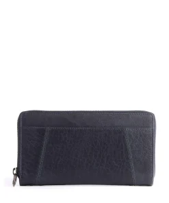 Havana RFID Geldbörse glattes Leder navy