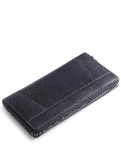 Havana RFID Geldbörse glattes Leder navy