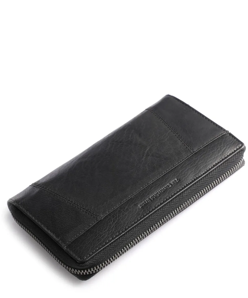 Havana RFID Geldbörse glattes Leder schwarz