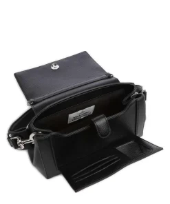 Hazel Re-Vegan Grain Medium Schultertasche Lederimitat schwarz