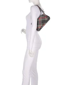 Hazel Saffiano Printed Medium Schultertasche Lederimitat schwarz