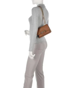 Heather Schultertasche fein genarbtes Rindsleder braun