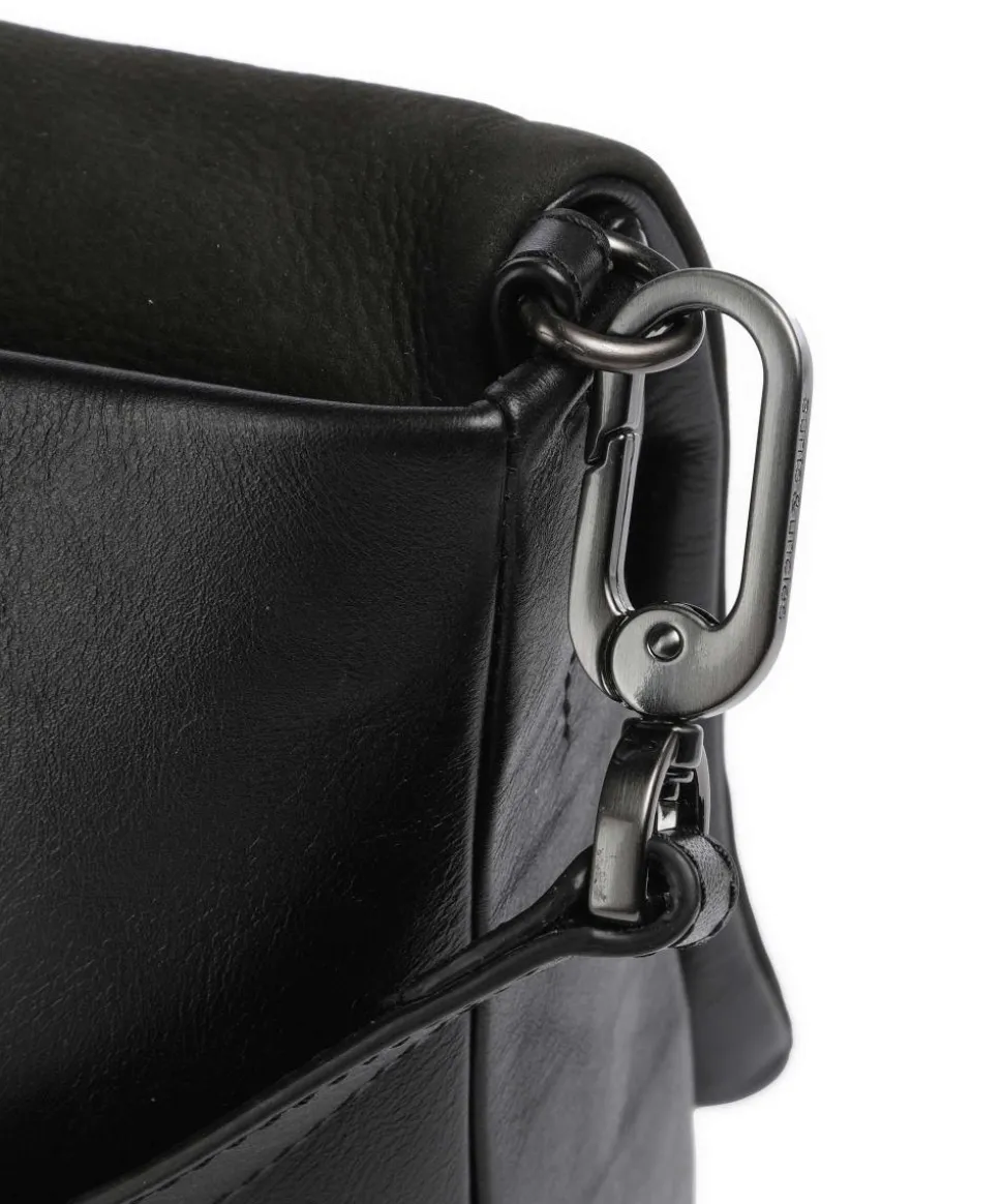 Heavenly Meadow Eden Umhängetasche Rindsleder schwarz