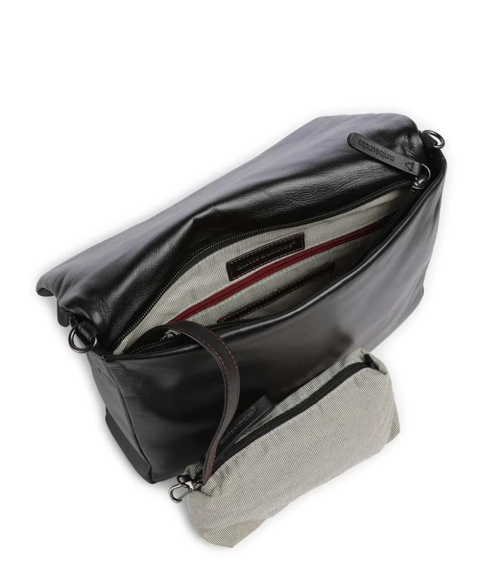 Heavenly Meadow Eden Umhängetasche Rindsleder schwarz