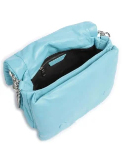 Helene Lamb Gstaad M Umhängetasche fein genarbtes Leder hellblau