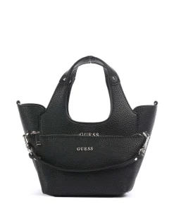 Helina Mini Handtasche Lederimitat schwarz