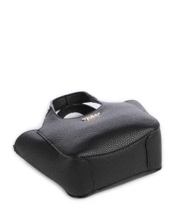 Helina Mini Handtasche Lederimitat schwarz