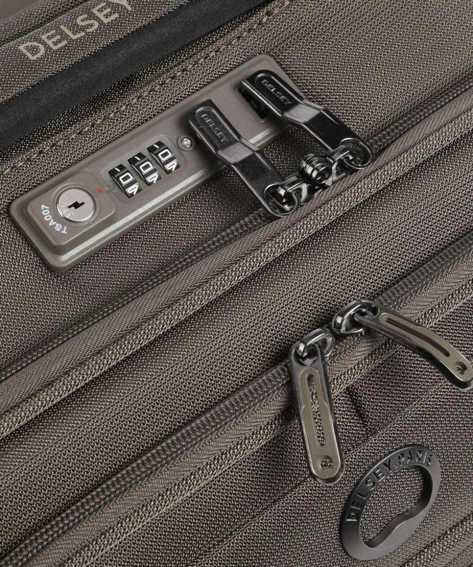 Helium Dlx 4-Rollen Trolley dunkelbraun 55 cm