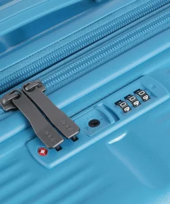 Hendaye 4-Rollen Trolley blau 75 cm