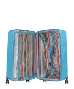 Hendaye 4-Rollen Trolley blau 75 cm