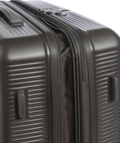 Hendaye 4-Rollen Trolley dunkelbraun 65 cm