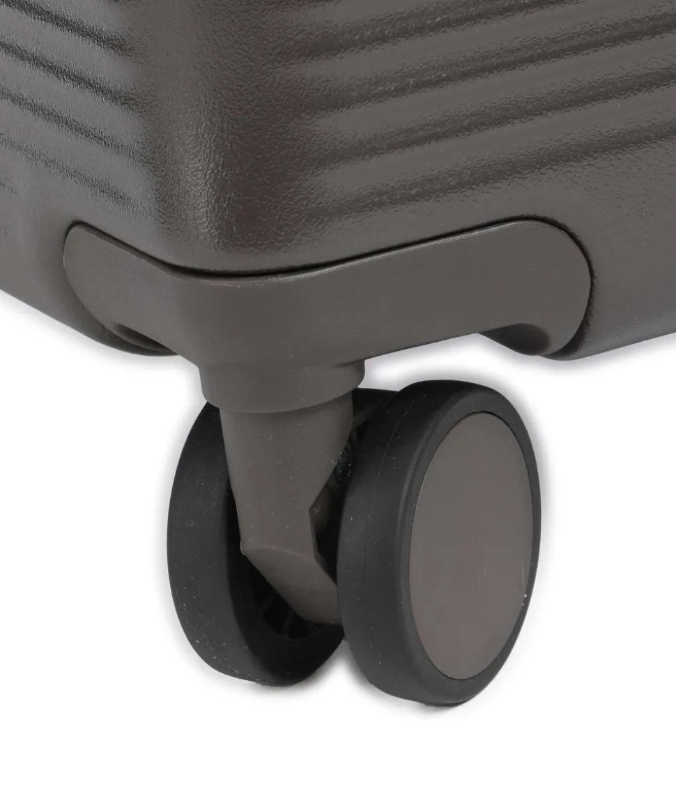 Hendaye 4-Rollen Trolley dunkelbraun 65 cm