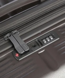 Hendaye 4-Rollen Trolley dunkelbraun 75 cm